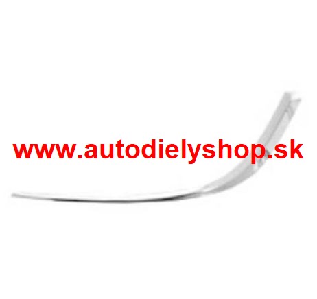 Opel ASTRA J 12/09- Lišta mriežky predného nárazníka Ľavá /od r.v. 2012-/