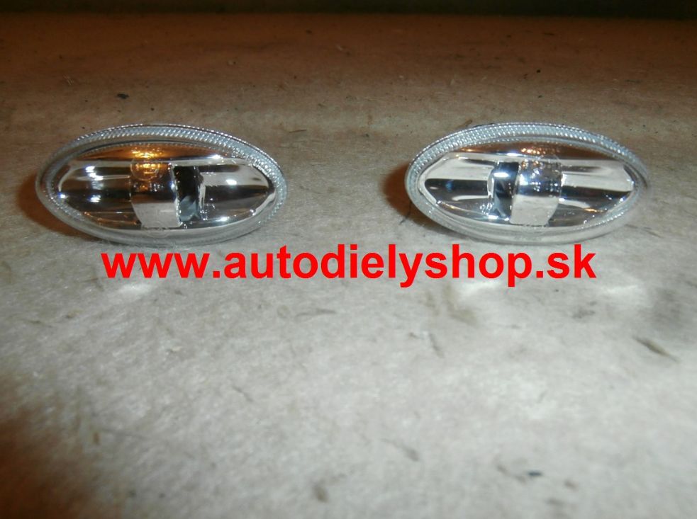 Peugeot 108 2014- Bočné smerovky SADA /priehľadné/