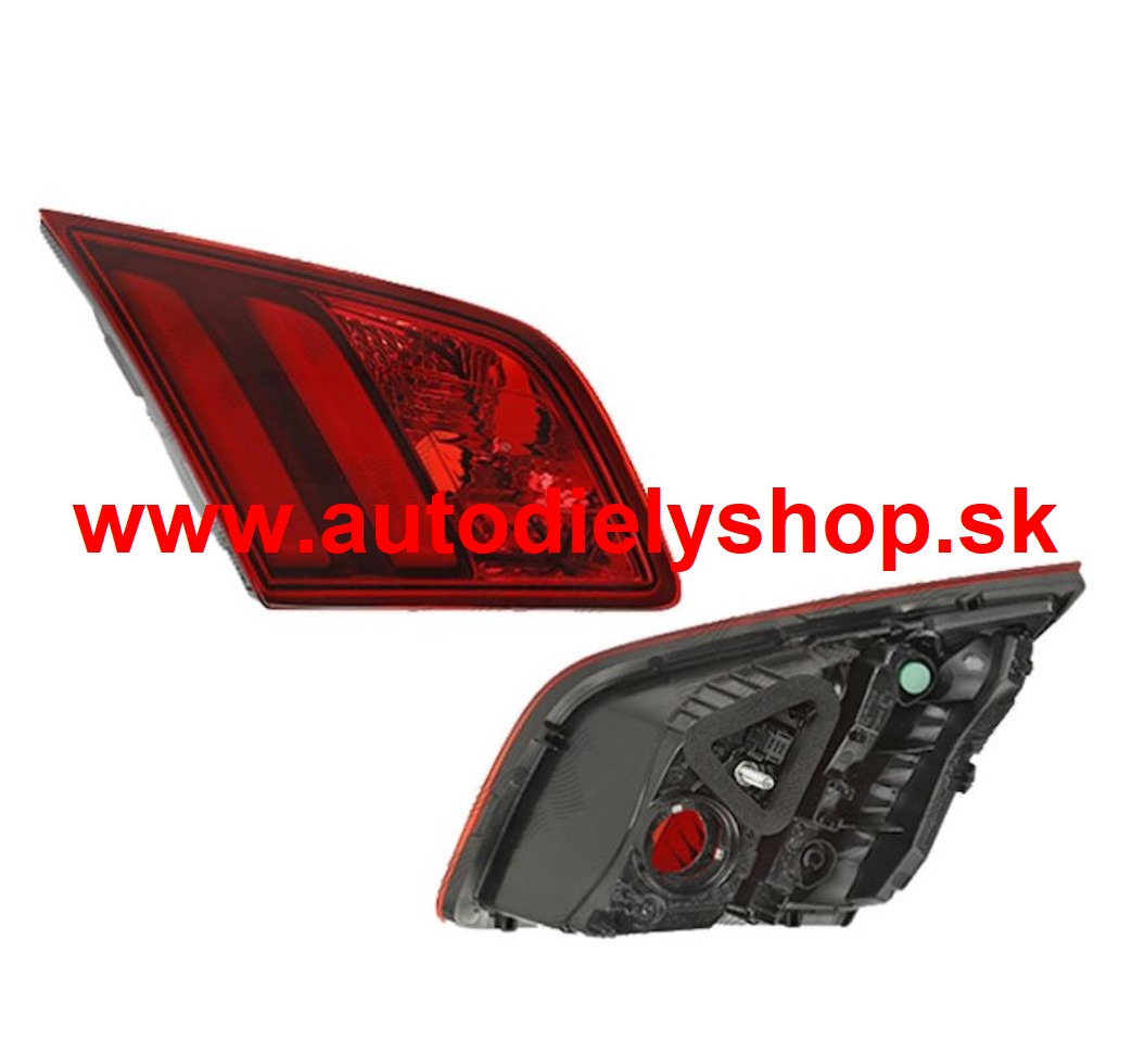 Peugeot 308 2013- Zadné svetlo, ľavé vnútorné /AL/