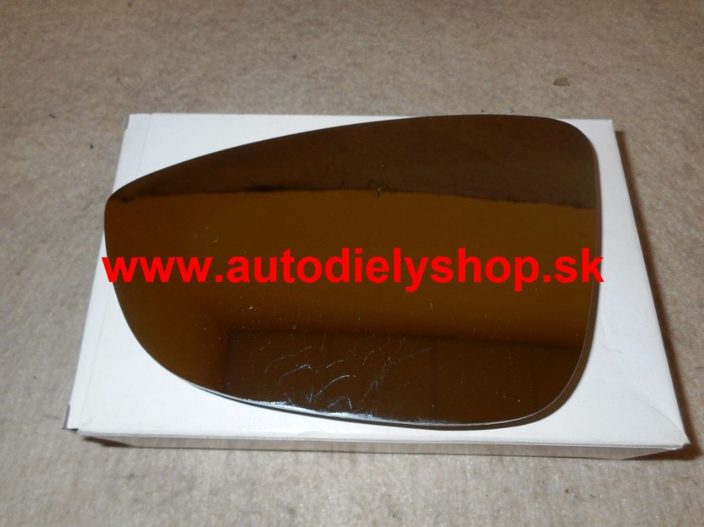 VW SCIROCCO 05/08- Sklo zrkadla ľavé /s držiakom/