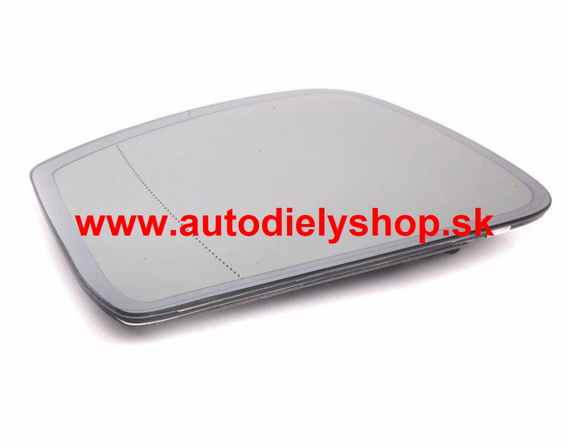 BMW 7 F01, F02 2008- Sklo zrkadla, ľavé /Elektrochromatické/