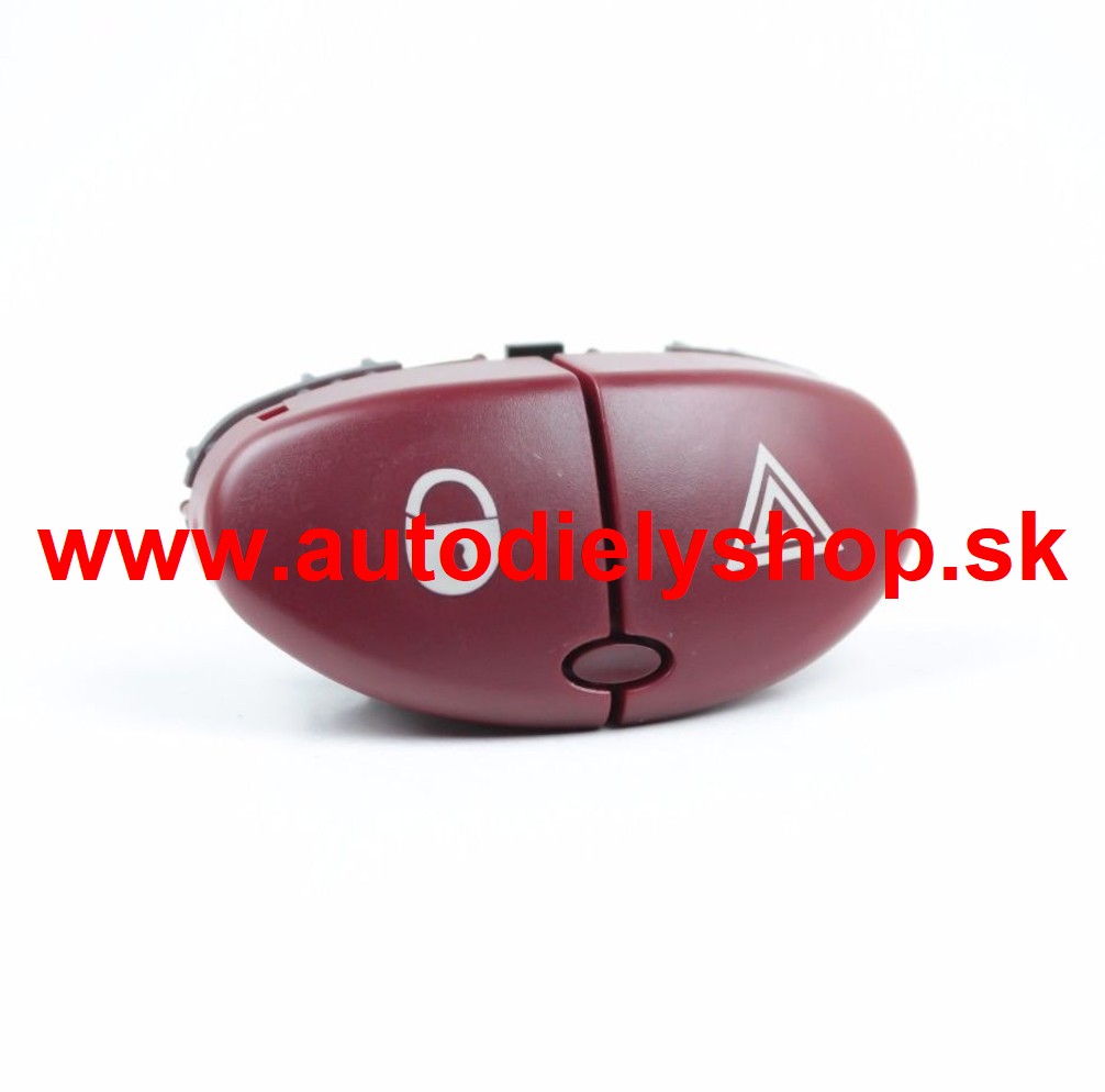Peugeot 206+ 2/2009- spínač výstražných svetiel a centrálneho zamykania