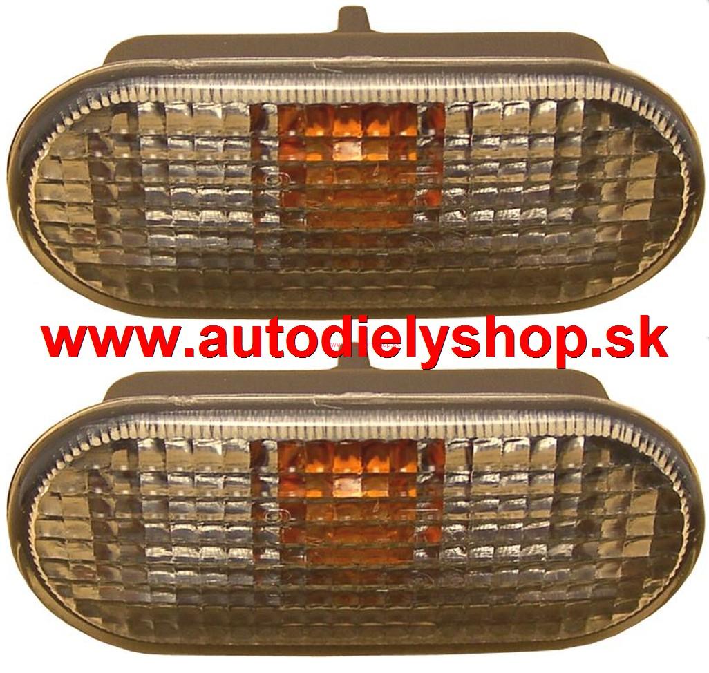 VW VENTO 96-9/97 bočné smerovky dymové sada L+P,oválne 