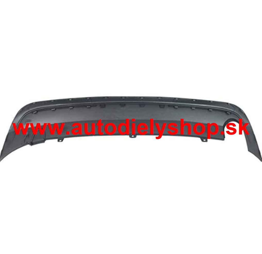 VW JETTA 04/10- spojler zadného nárazníku s otvorom pre výfuk 