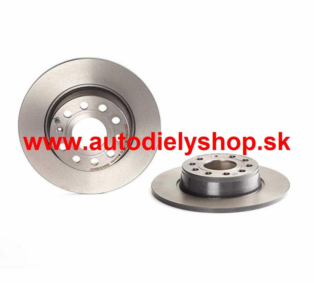VW JETTA 04/10- Zadné kotúče L+P SADA /BREMBO/ -272mm