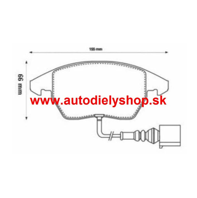 VW JETTA 04/10-  Predné platničky /výrobca SRL/
