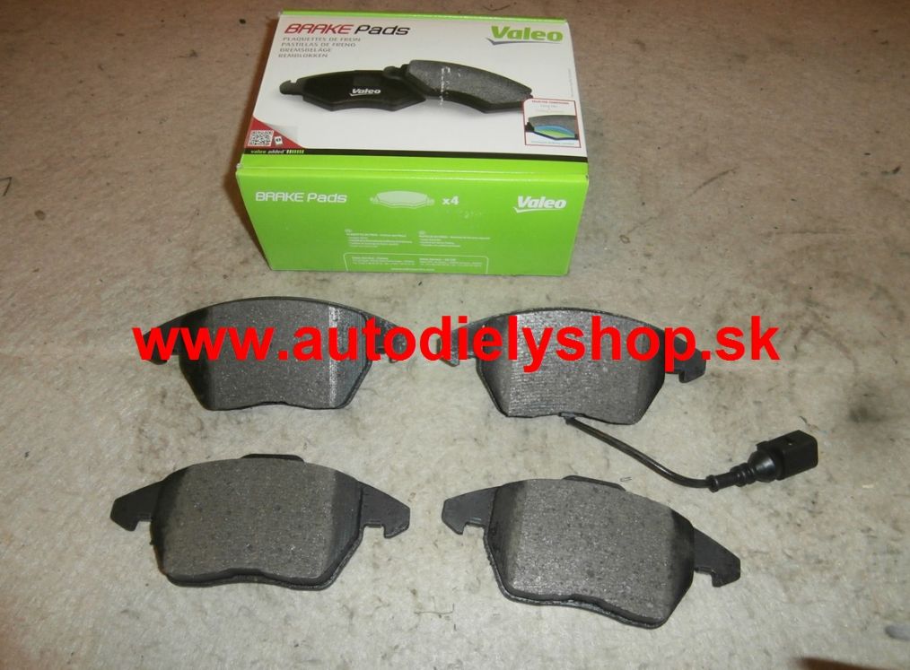 VW JETTA 04/10- Predné platničky Sada / VALEO /
