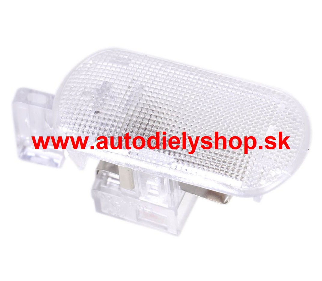 Škoda SUPERB II 5/2013- osvetlenie odkladacej skrinky spolujazdca /ORIGINÁL/