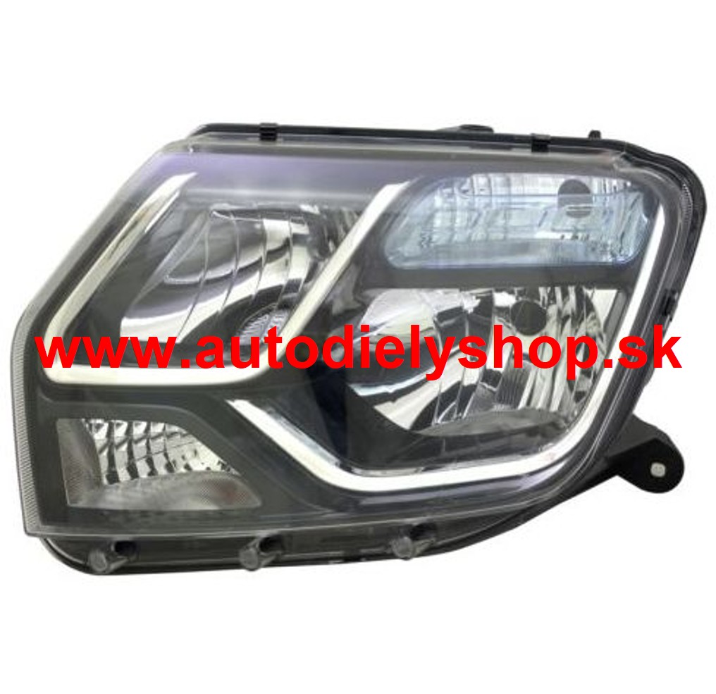 Dacia DUSTER 2010- svetlo H1+H7 Lavé / r.v. 2013-2015