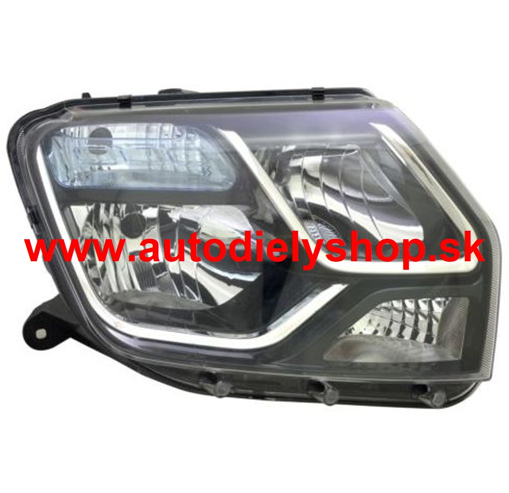 Dacia DUSTER 2010- svetlo H1+H7 Pravé / r.v. 2013-2015