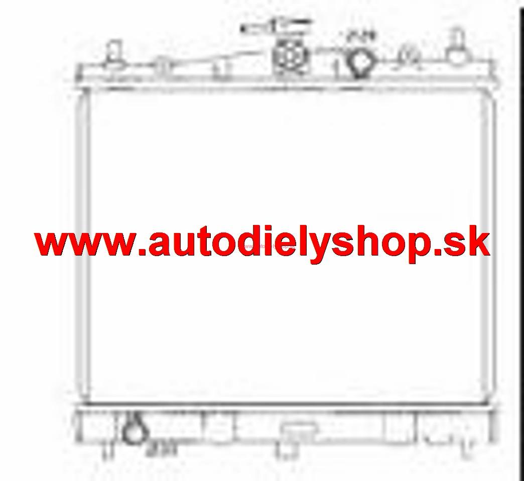  Nissan Micra 6/05- chladič vody 1,0i-1,2i-1,4i bez AC 