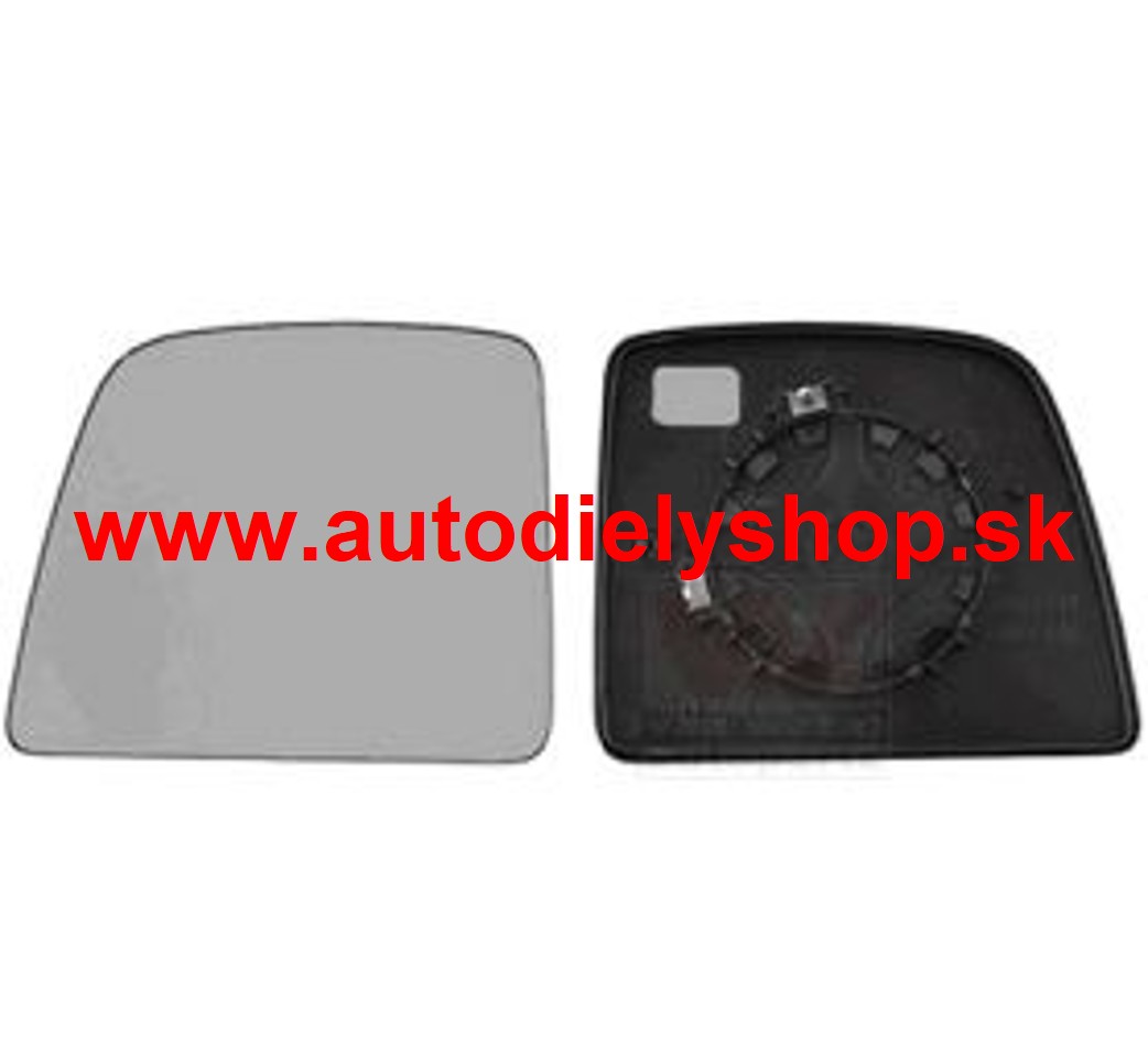Ford TRANSIT CONNECT 9/2013-  sklo sp. zrkadla s plastovým držiakom ľavé 