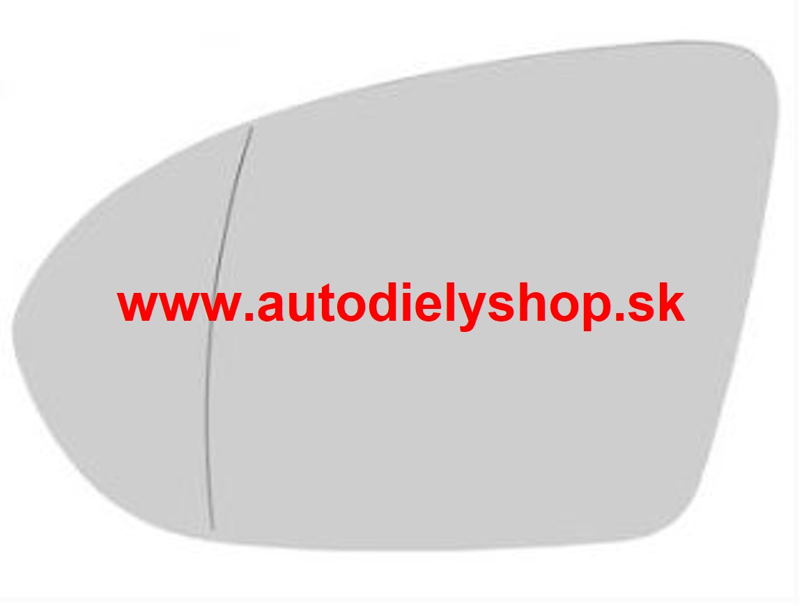 Opel ASTRA K 8/2015- sklo spätného zrkadla Lavé