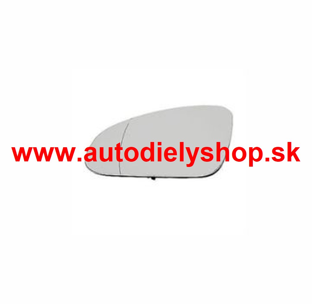 Opel ADAM 2012- sklo sp. zrkadlá s plastovým držiakom vyhrievané asférické ľavé 