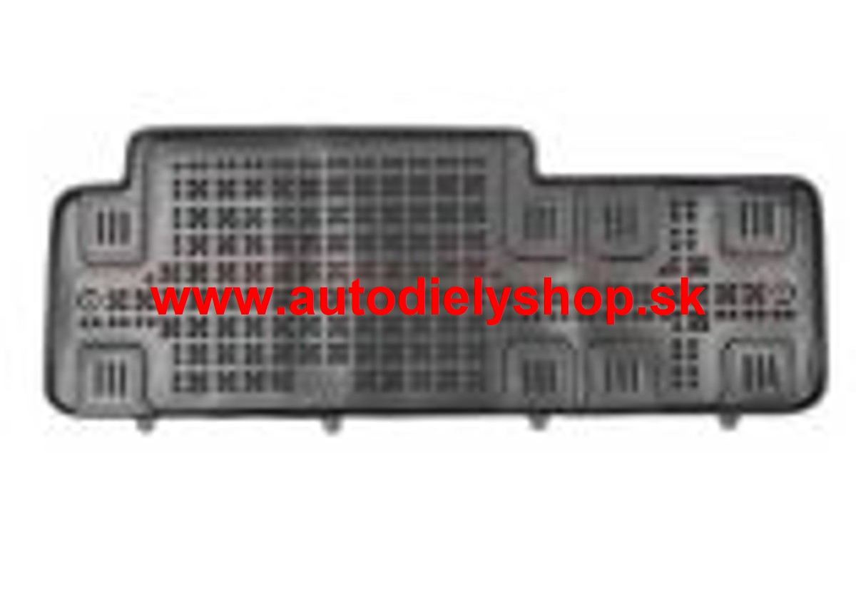 Peugeot TRAVELLER 6/2016- gumové koberčeky čierne pre tretiu radu sedadiel 