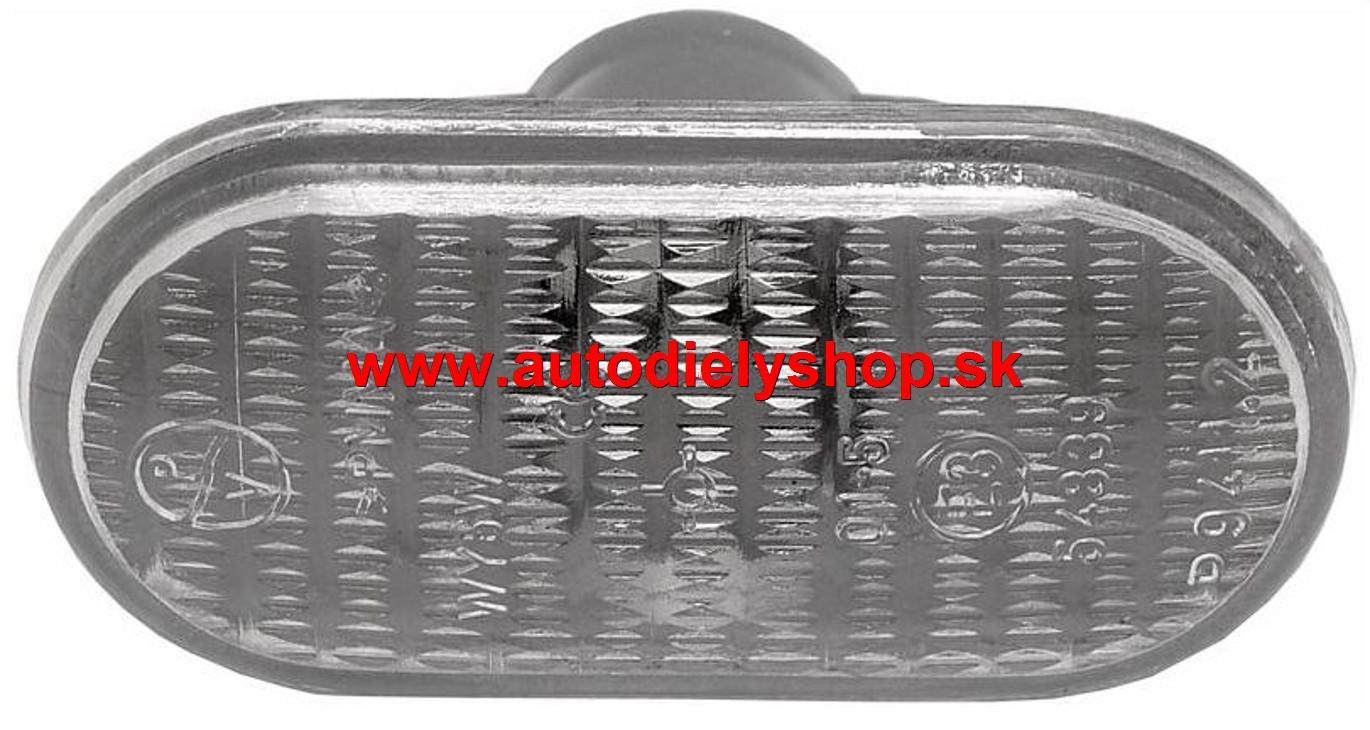  Nissan MICRA K12 2/03-05 bočné smerovky biele matné Sada Ľavé+Pravé 
