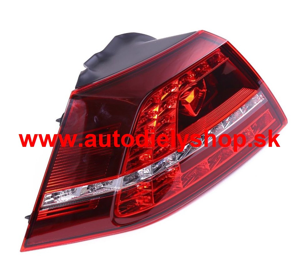 VW GOLF VII 2012- Zadné svetlo, ľavé - vonkajšie /DEPO-LAMP/- GTI/GTD