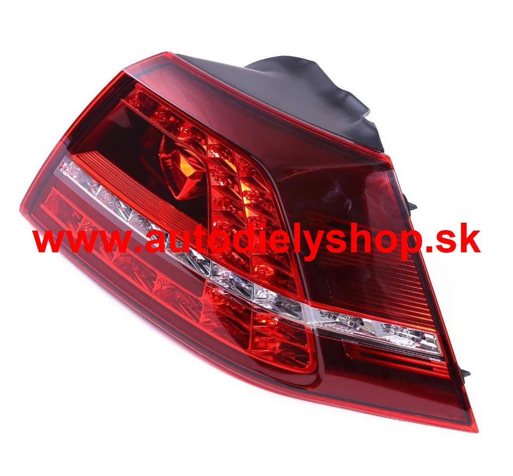 VW GOLF VII 2012- Zadné svetlo, pravé - vonkajšie /DEPO-LAMP/- GTI/GTD