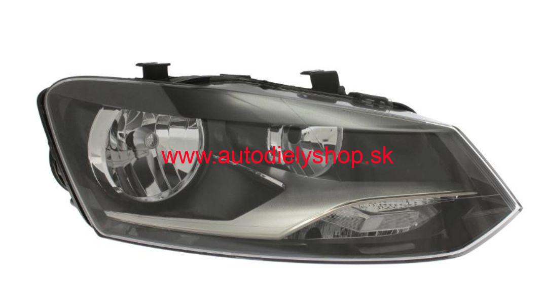 VW POLO 2014- Predné svetlo pravé /TYC/ - typ HELLA -bez motorčeka