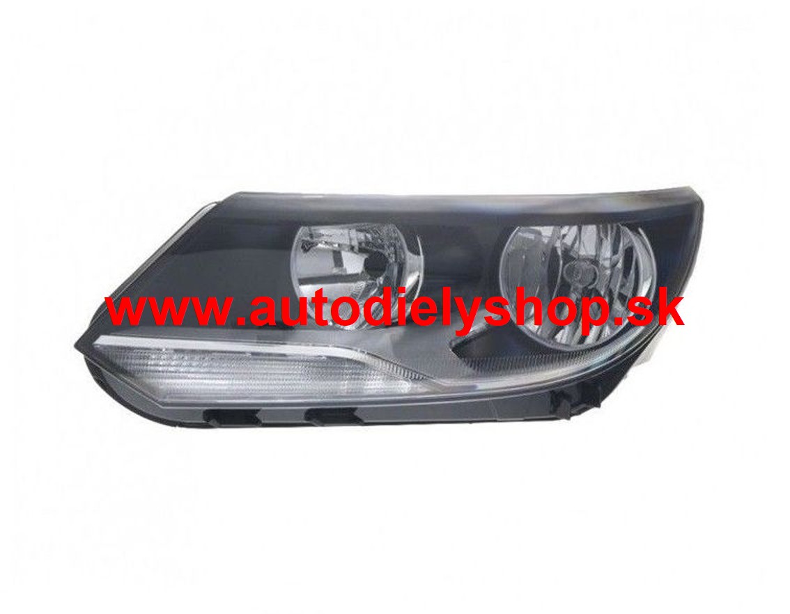 VW TIGUAN 07/11- Predné svetlo ľavé