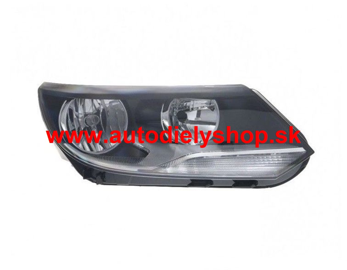 VW TIGUAN 07/11- Predné svetlo pravé