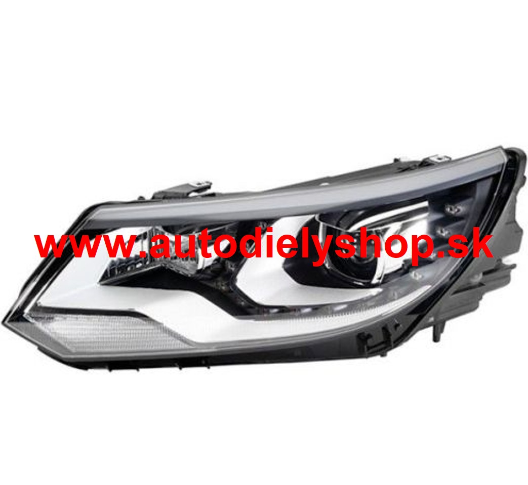 VW TIGUAN 07/11- predné svetlo BI-XENON D3S + H7 + LED ľavé /HELLA/