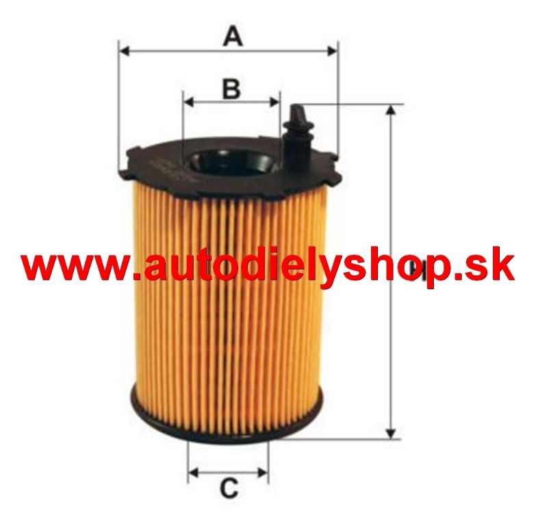 Peugeot 301 2013- Olejový filter /pre motor 1,6HDi/