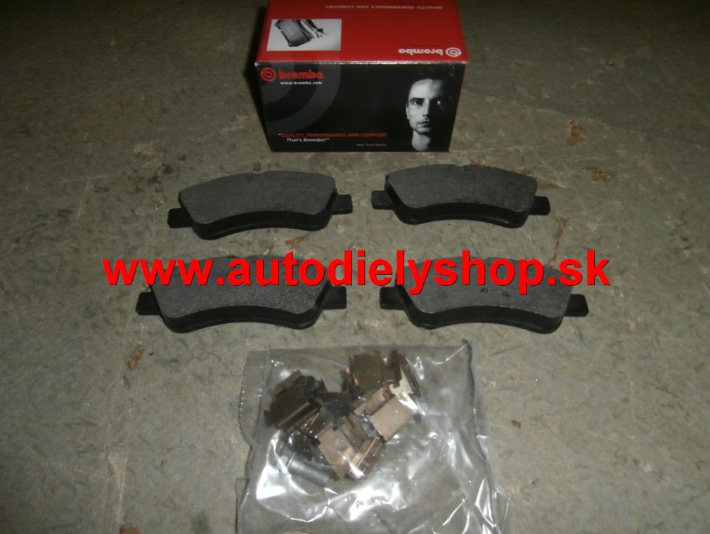 Peugeot 301 2013- Predné platničky SADA /výrobca BREMBO./