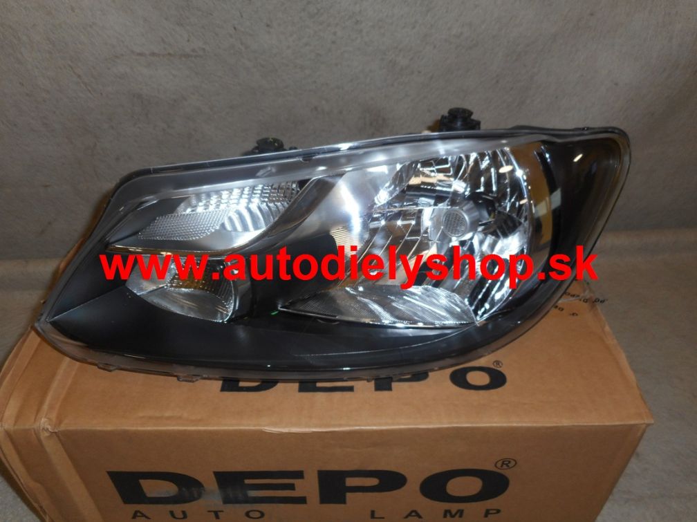 VW TOURAN 05/10- Predné svetlo, ľavé /TYC/
