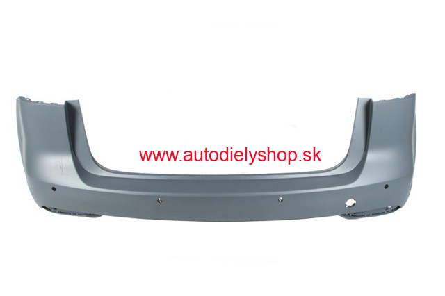 VW TOURAN 05/10- Zadný nárazník pre lak s otv. pre senzory