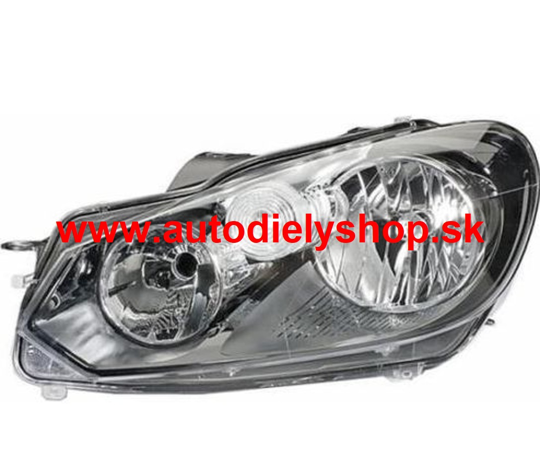 VW GOLF VI GTI 5/09-12 svetlo H7 + H15 s denným svietením ľavé 
