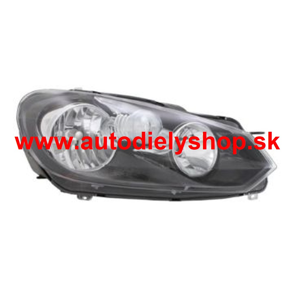 VW GOLF VI GTI 5/09-12 svetlo H7 + H15 s denným svietením /TYP HELLA/ pravé 