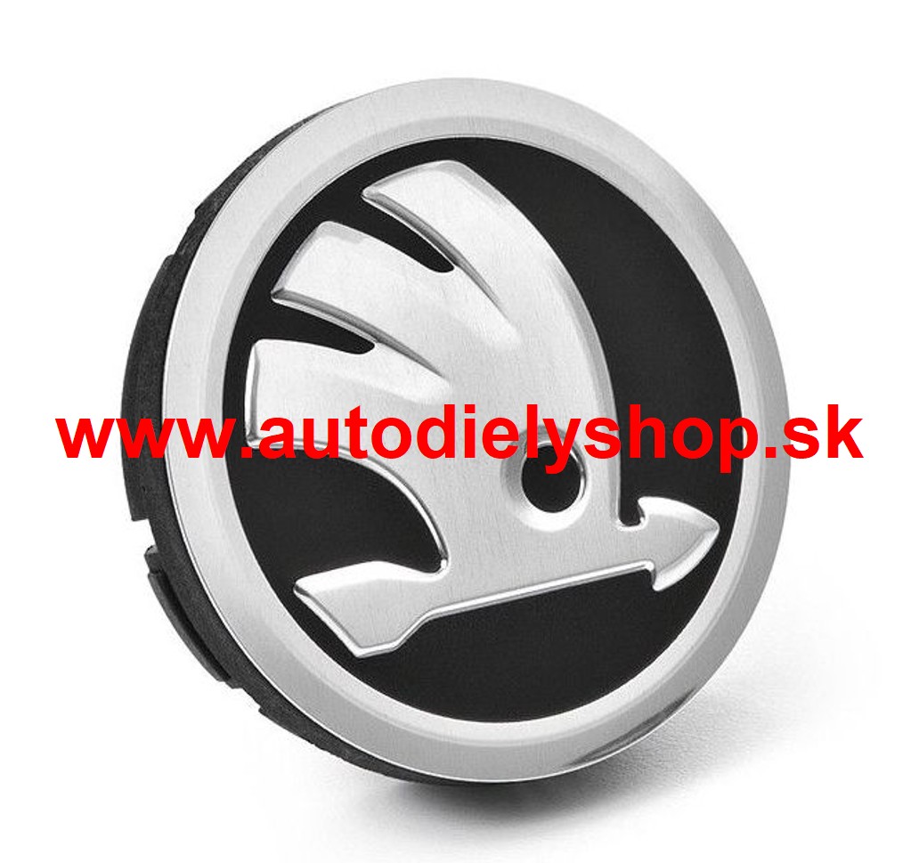 Škoda ROOMSTER 4/2010- stredová krytka alu kolesa ORIGINÁL