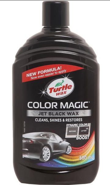 Turtle WAX Farebný vosk - čierny 500 ml