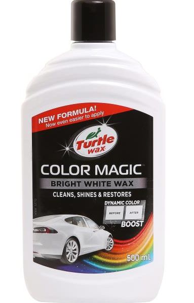 Turtle WAX Farebný vosk - biely 500ml