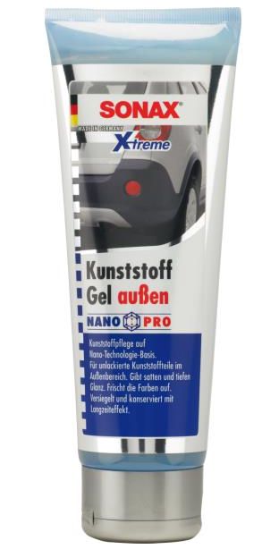SONAX Ošetrenie vonkajších plastov, 250 ml