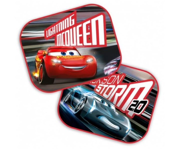 Clona slnečná na bočné okno CARS III, sada 2ks