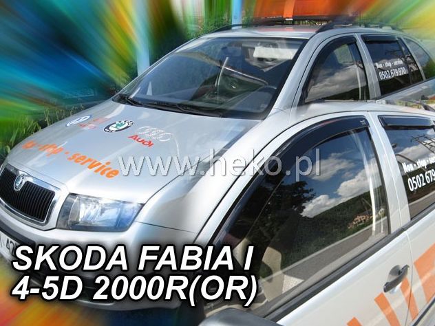 DEFLEKTORY - ŠKODA FABIA I 1999-2007 (+ZADNÉ)