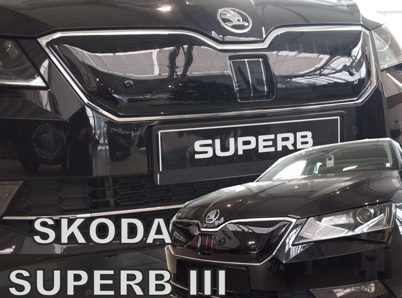 ZIMNÁ CLONA MASKY - ŠKODA SUPERB III 2015-2019 HORNÁ
