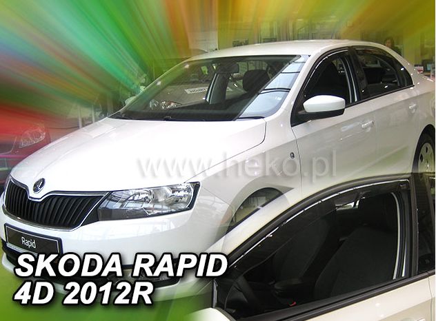 Deflektory ŠKODA RAPID 5D 2012R.->