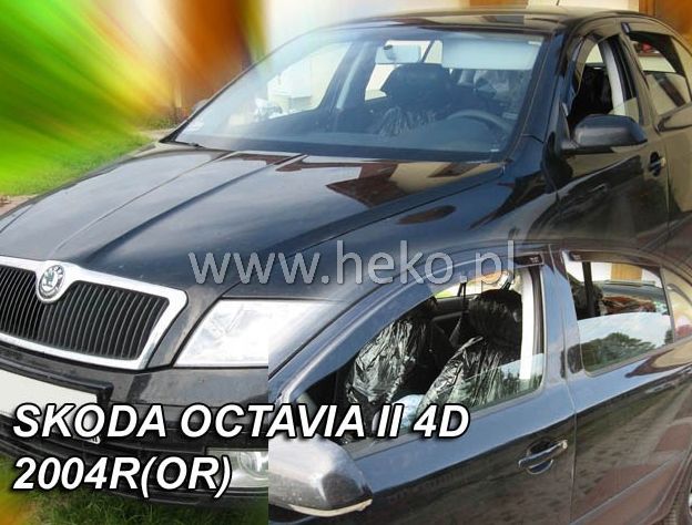 DEFLEKTORY - ŠKODA OCTAVIA II 2004-2013 (PREDNÉ)
