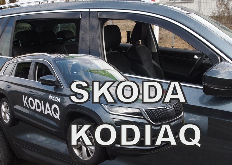DEFLEKTORY - ŠKODA KODIAQ OD 2016 (+ZADNÉ)