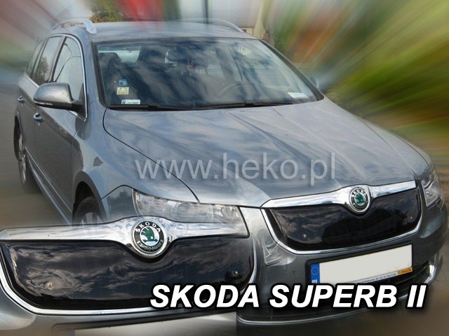 ZIMNÁ CLONA MASKY - ŠKODA SUPERB II 2008-2013 HORNÁ