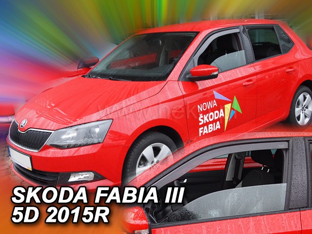 DEFLEKTORY - ŠKODA FABIA III COMBI OD 2014 (PREDNÉ)