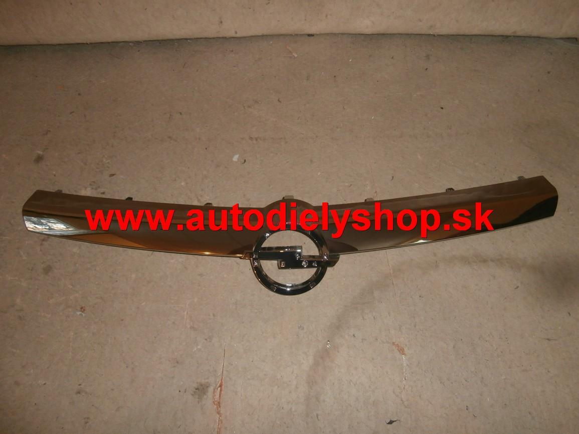  Opel Astra H-lišta masky,chróm 