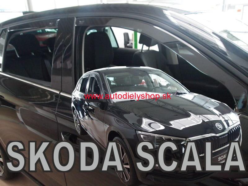 Škoda Scala od 2019 (so zadnými) - deflektory Heko