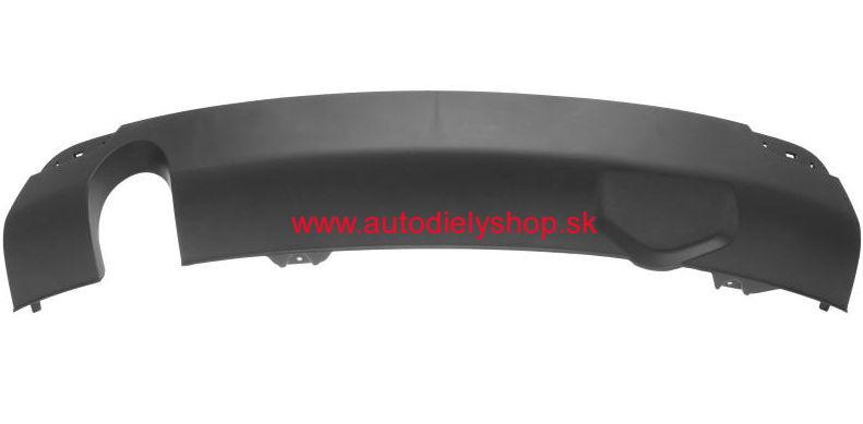 Audi A1 5/2010- spojler zadného nárazníka / otvor na jeden výfuk