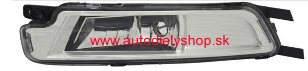 VW Passat B8 2014- hmlovka H8 Lavá  so svetlom do zákruty