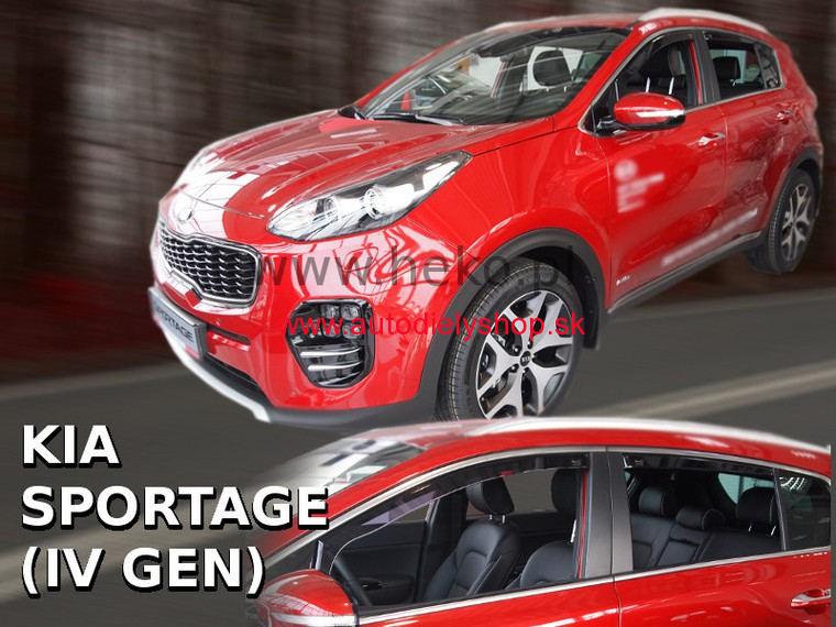 Kia Sportage od 2016 (so zadnými) - deflektory Heko