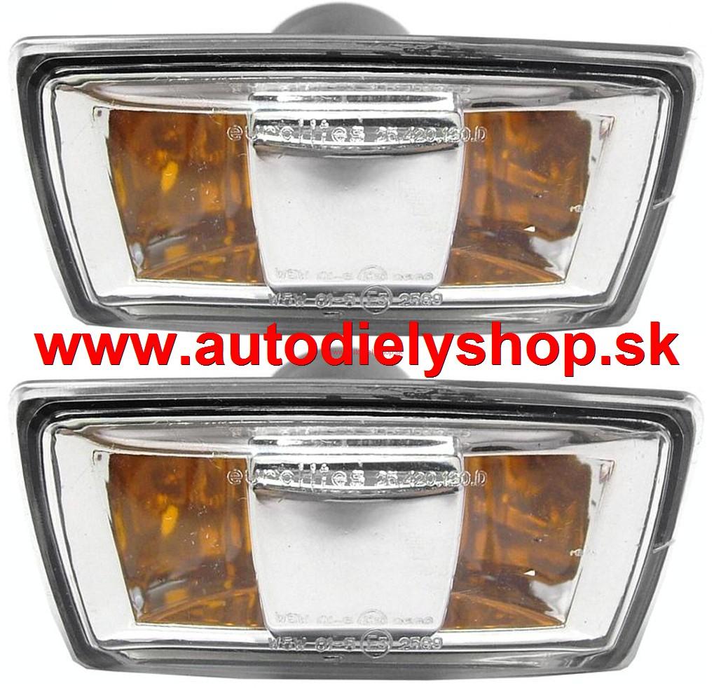 Opel Astra H 03/04-02/07 bočné smerovky číre Sada L+P 	